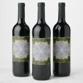 Étiquette Pour Bouteilles De Vin Green Moss & Earth Nature Art (Bouteilles)