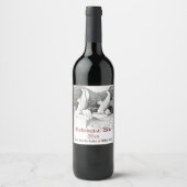 Étiquette Pour Bouteilles De Vin Griffins sculpté crayon monochrome Art (Devant)