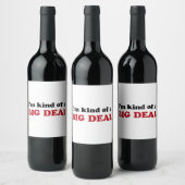 Étiquette Pour Bouteilles De Vin gros problème (Bouteilles)
