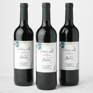 Étiquette Pour Bouteilles De Vin Grossesse bébé Faire-part à la maternité