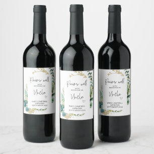 Étiquette Pour Bouteilles De Vin Grossesse Faire-part oncle pour être maman