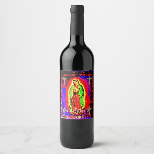 Étiquette Pour Bouteilles De Vin Guadalupe (Devant)