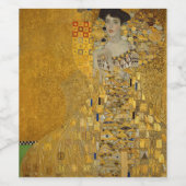 Étiquette Pour Bouteilles De Vin Gustav Klimt (Étiquettes simples)