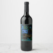 ÉTIQUETTE POUR BOUTEILLES DE VIN HALLOWEEN (Devant)