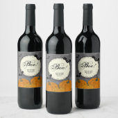 Étiquette Pour Bouteilles De Vin Halloween Client Élégant (Bouteilles)