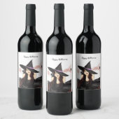 Étiquette Pour Bouteilles De Vin halloween, sorcière (Bouteilles)