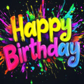 Étiquette Pour Bouteilles De Vin Happy Birthday 