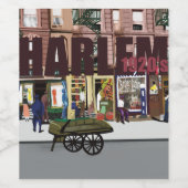 Étiquette Pour Bouteilles De Vin HarlemBizBoom (Étiquettes simples)