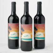 Étiquette Pour Bouteilles De Vin Hawaiian/Aloha/Tropical/plage (Bouteilles)
