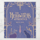 Étiquette Pour Bouteilles De Vin HERBWITCH (vin - WITCH) (Étiquettes simples)