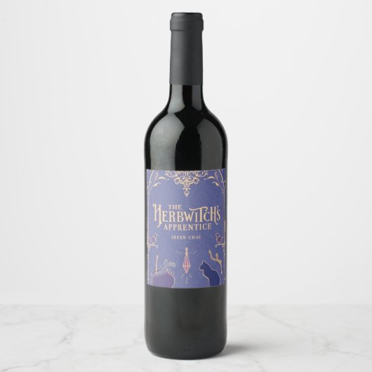 Étiquette Pour Bouteilles De Vin HERBWITCH (vin - WITCH) (Devant)