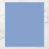 Étiquette Pour Bouteilles De Vin Hibiscus fleurs et feuilles (Étiquettes simples)