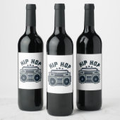 Étiquette Pour Bouteilles De Vin Hip hop (Bouteilles)