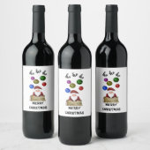 Étiquette Pour Bouteilles De Vin Ho Ho Ho (Bouteilles)