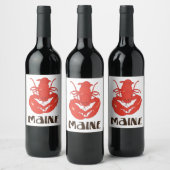 Étiquette Pour Bouteilles De Vin Homard du Maine (Bouteilles)