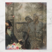 Étiquette Pour Bouteilles De Vin Hommage aux vétérans du Vietnam (Étiquettes simples)