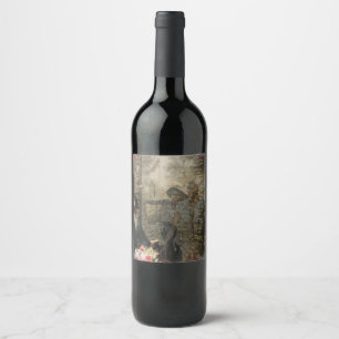 Étiquette Pour Bouteilles De Vin Hommage aux vétérans du Vietnam