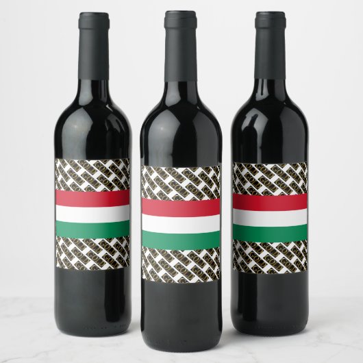 ÉTIQUETTE POUR BOUTEILLES DE VIN HONGRIE (Bouteilles)