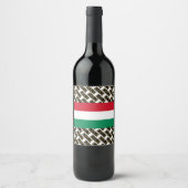 ÉTIQUETTE POUR BOUTEILLES DE VIN HONGRIE (Devant)