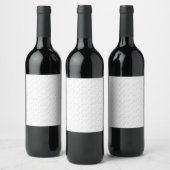 Étiquette Pour Bouteilles De Vin Horizontal, Nuage Gris (Bouteilles)