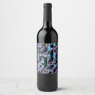Étiquette Pour Bouteilles De Vin Horreur pour les yeux