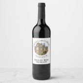 Étiquette Pour Bouteilles De Vin Hôtel Branded (Devant)