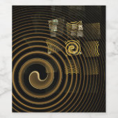 Étiquette Pour Bouteilles De Vin Hypnosis (Étiquettes simples)