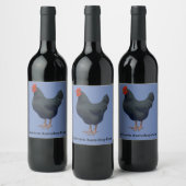 Étiquette Pour Bouteilles De Vin I Love My Australorp (Bouteilles)