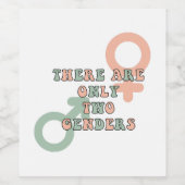 Étiquette Pour Bouteilles De Vin Il N'Y A Que Deux Hommes (Étiquettes simples)