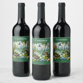 Étiquette Pour Bouteilles De Vin Imaginaire alligator marécage Thunder_Cove (Bouteilles)