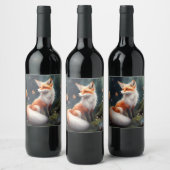 Étiquette Pour Bouteilles De Vin Imaginaire Fox Nature Art (Bouteilles)