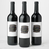 Étiquette Pour Bouteilles De Vin Imaginaire Whimsigoth - Forêts mystiques, Lunes et (Bouteilles)