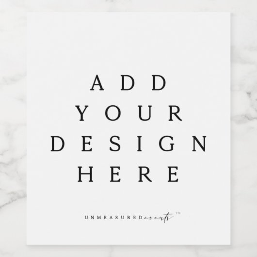 Étiquette Pour Bouteilles De Vin Impression d'étiquette (Étiquettes simples)