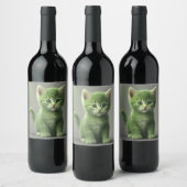 Étiquette Pour Bouteilles De Vin Incroyable Kitten (Bouteilles)