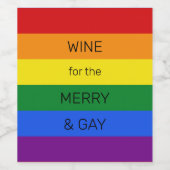 Étiquette Pour Bouteilles De Vin Indicateur Rainbow texte personnalisé (Étiquettes simples)
