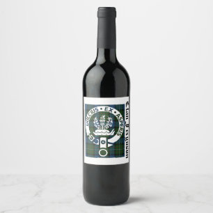 Étiquette Pour Bouteilles De Vin Insigne de Clan Écossais Ferguson Crest Badge