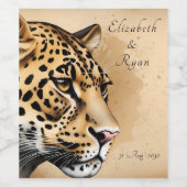 Étiquette Pour Bouteilles De Vin Inspiré par la nature (Étiquettes simples)