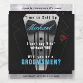 Étiquette Pour Bouteilles De Vin Invitation du passionné (Étiquettes simples)