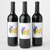 Étiquette Pour Bouteilles De Vin Iris (Bouteilles)