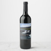 Étiquette Pour Bouteilles De Vin Islande - (Devant)