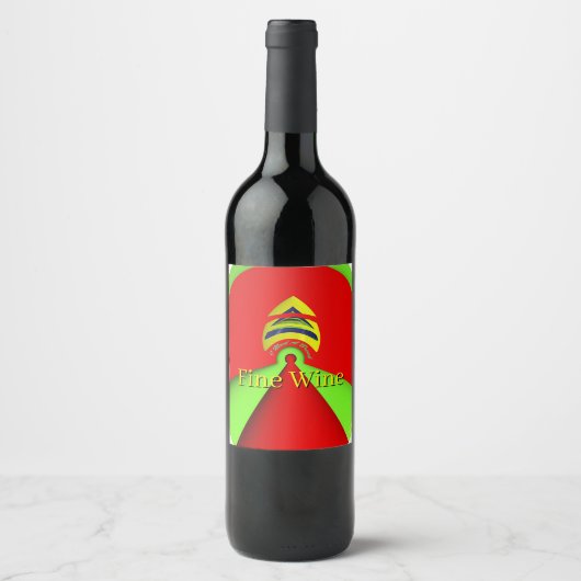Étiquette Pour Bouteilles De Vin J'ai besoin d'un vin fin de rupture (Devant)