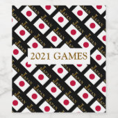 ÉTIQUETTE POUR BOUTEILLES DE VIN JAPON (Étiquettes simples)