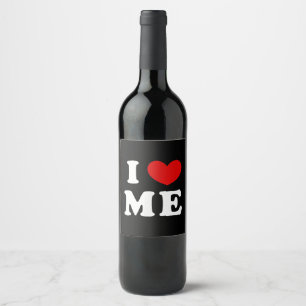ÉTIQUETTE POUR BOUTEILLES DE VIN JE M'AIME