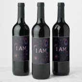 ÉTIQUETTE POUR BOUTEILLES DE VIN JE SUIS (Bouteilles)