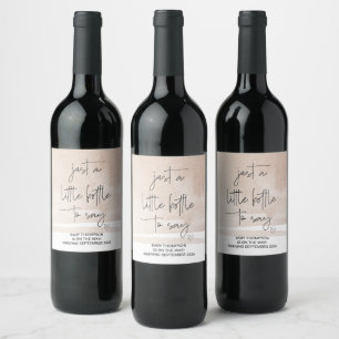 Étiquette Pour Bouteilles De Vin Je suis enceinte Nouveau bébé Grossesse Faire-part