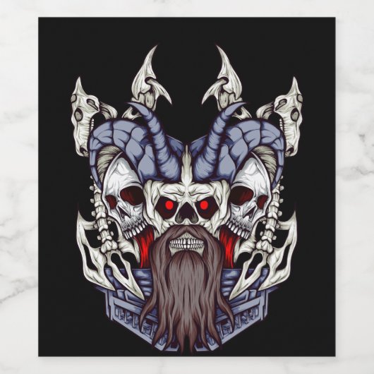 Étiquette Pour Bouteilles De Vin Jenglot (Étiquettes simples)