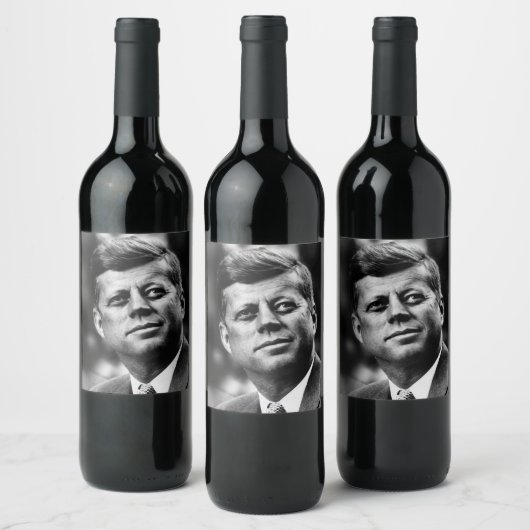 Étiquette Pour Bouteilles De Vin John F Kennedy (Bouteilles)
