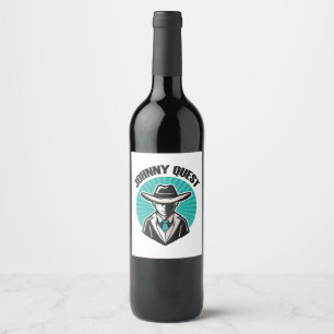 Étiquette Pour Bouteilles De Vin Johnny Quest