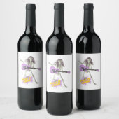 Étiquette Pour Bouteilles De Vin Jouez fort ! (Bouteilles)