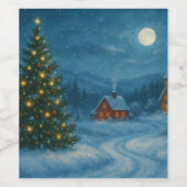 Étiquette Pour Bouteilles De Vin Jour du poison (Étiquettes simples)